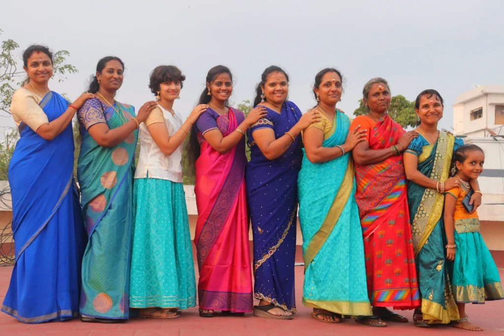 women-staff-in-colorful-sarees-samarthana