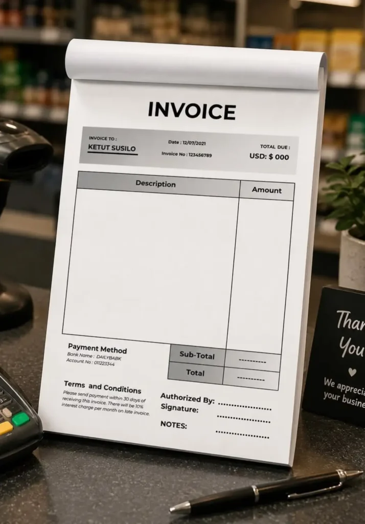 monthly-invoice-document-on-desk-samarthana-image