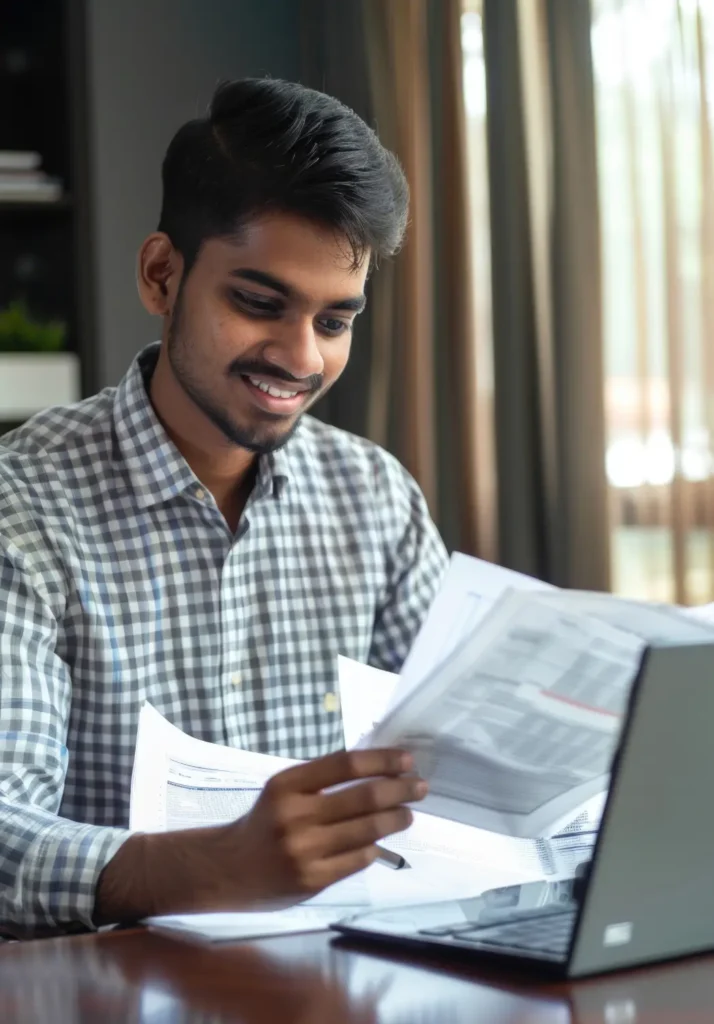 employee-reviewing-salary-payslip-samarthana-image